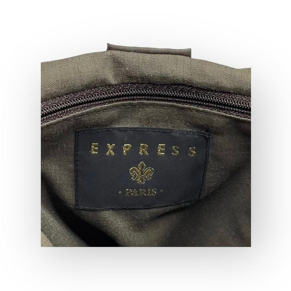 Express Paris 𖣴 Top Handle Woven Crochet Mini Handbag Bag 𖤗 Espresso Brown 𖤗 - Picture 10 of 16